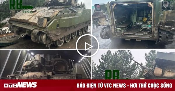  Xuất hiện video về ‘nghĩa trang’ xe chiến đấu Bradley ở Ukraine