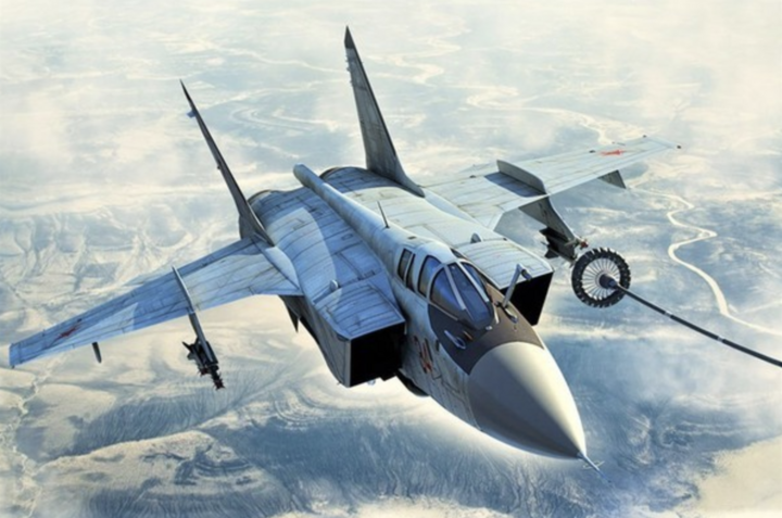Máy bay đánh chặn MiG-31 của Nga.(Ảnh: people.com.cn)