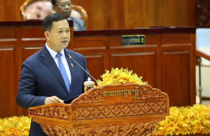 Thủ tướng Chính phủ Hoàng gia Campuchia Hun Manet. (Ảnh tư liệu: AFP/TTXVN)