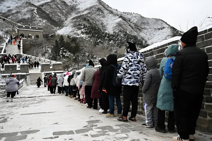 Đợt lạnh mạnh quét qua hầu hết Trung Quốc trong tháng này. (Ảnh: CNN)